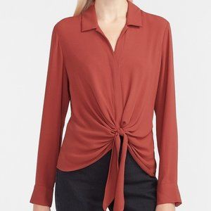 Brand New with Tags Tie Front Portofino Shirt by Express XXS